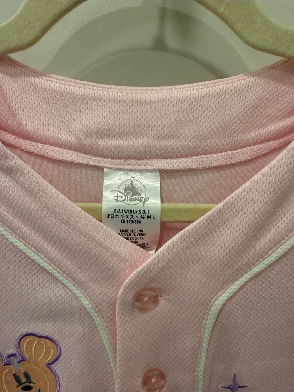 Disney Pink Walt Disney World Embroidered jersey Halloween 2026 - Picture 3 of 4